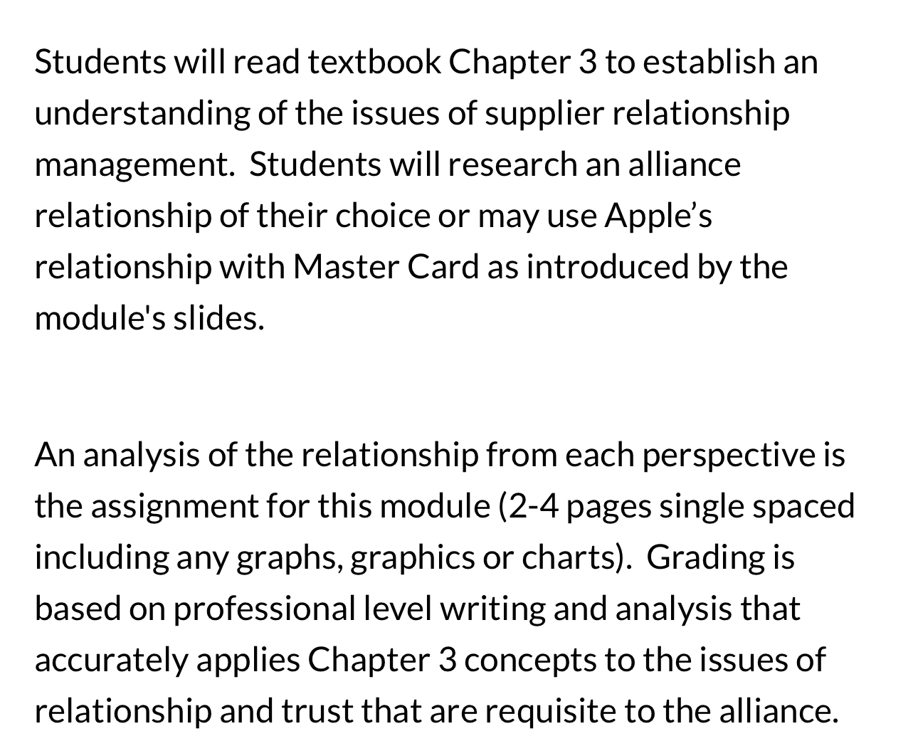  ****Can someone help with the supply chain management question *******Students will