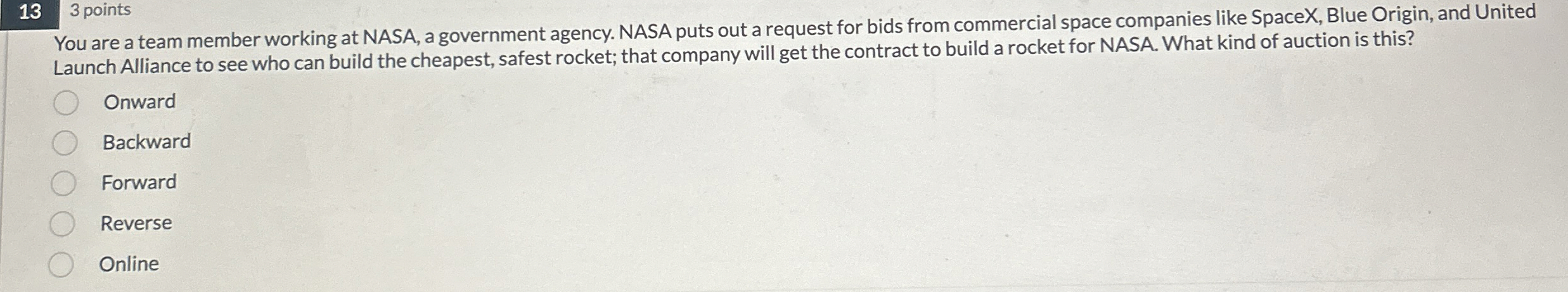  133 points You are a team member working at NASA, a