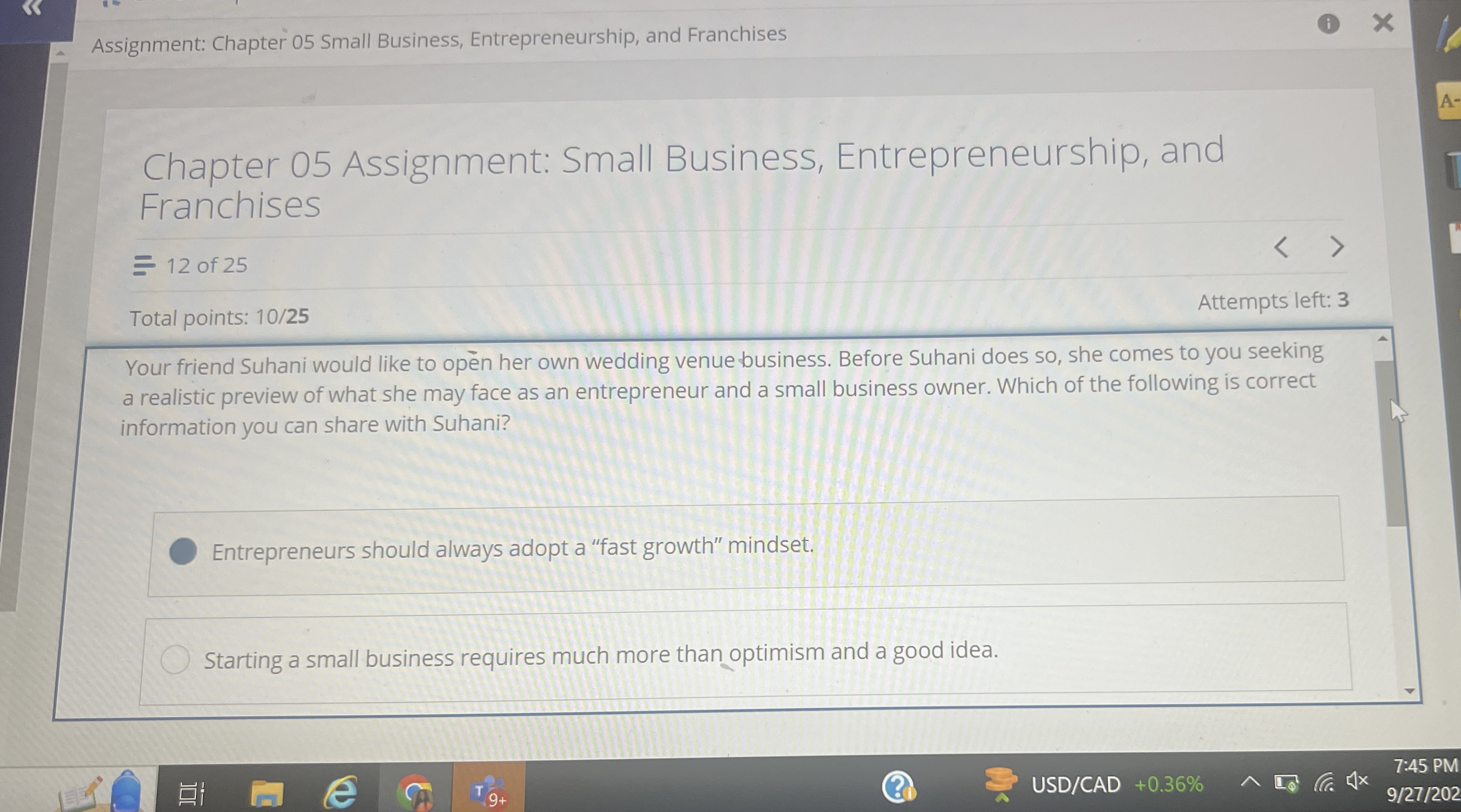  Total points: 1025 Your friend Suhani would like to opn her