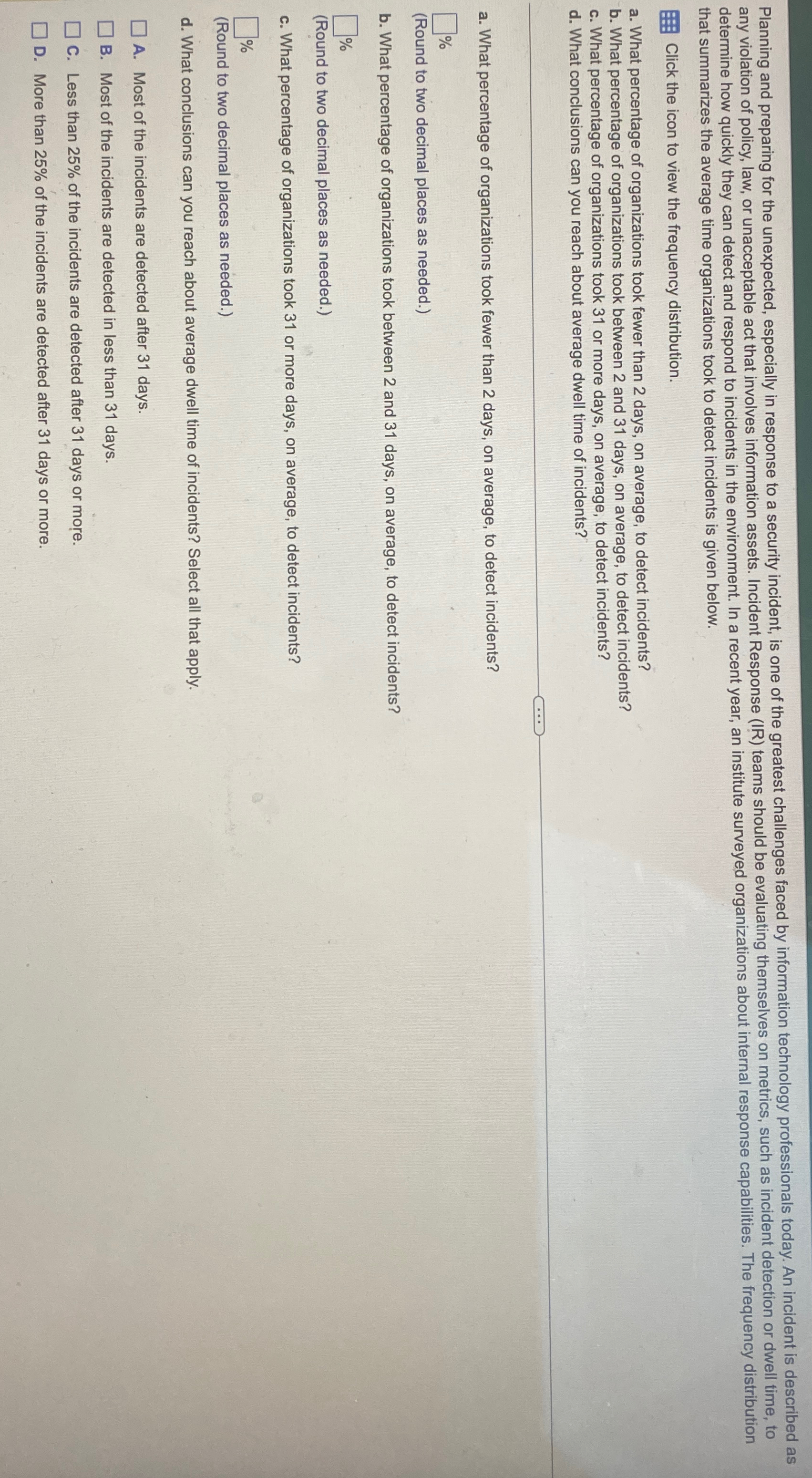  Planning and preparing for the unexpected, especially in response to a