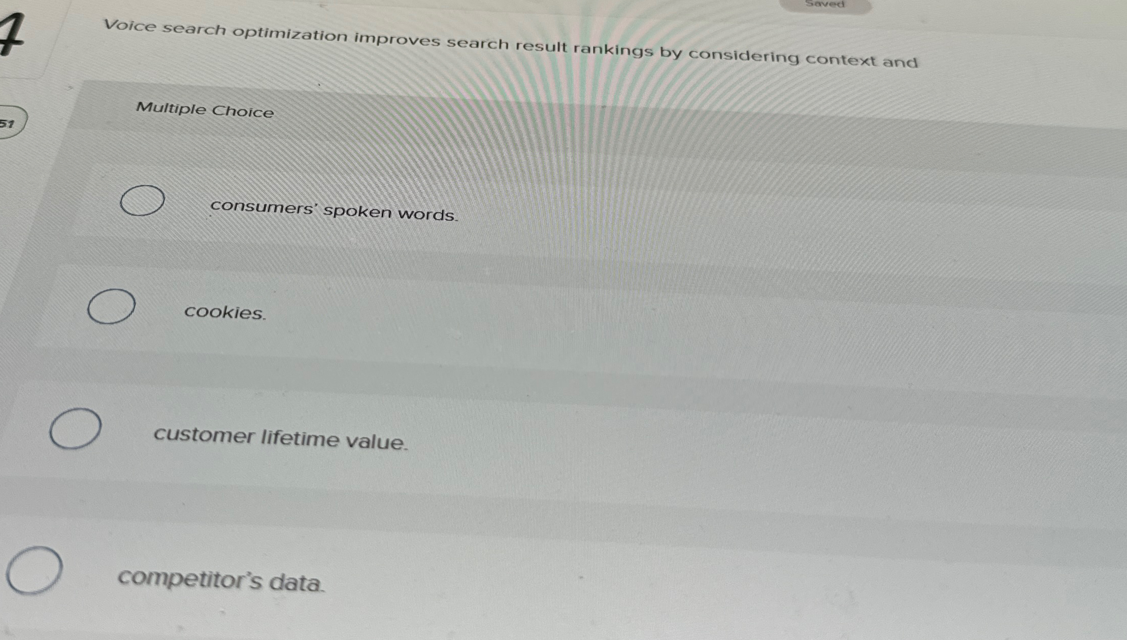  Voice search optimization improves search result rankings by considering context and