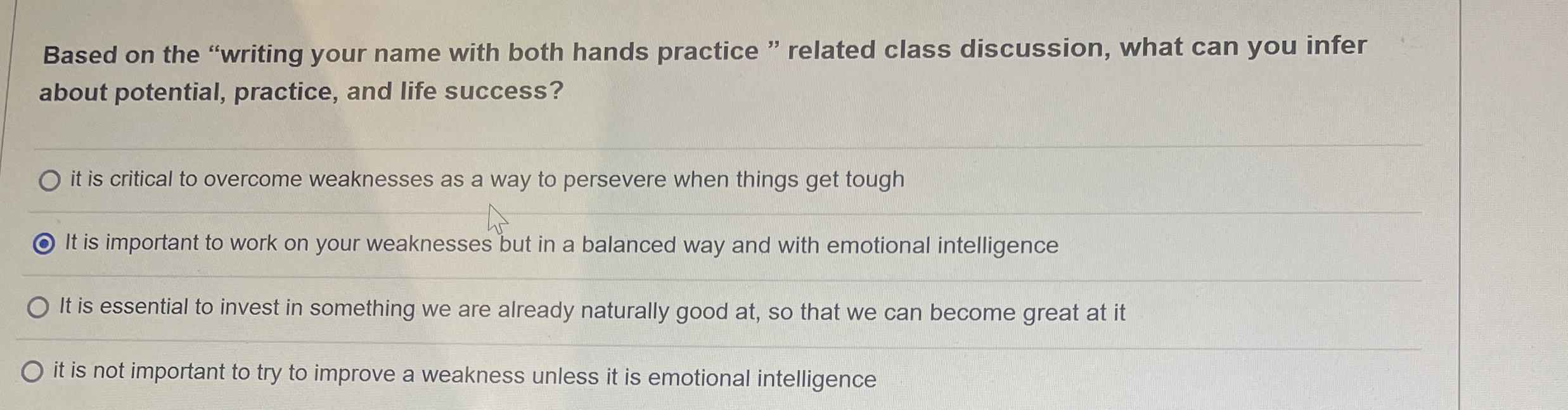  Based on the "writing your name with both hands practice "