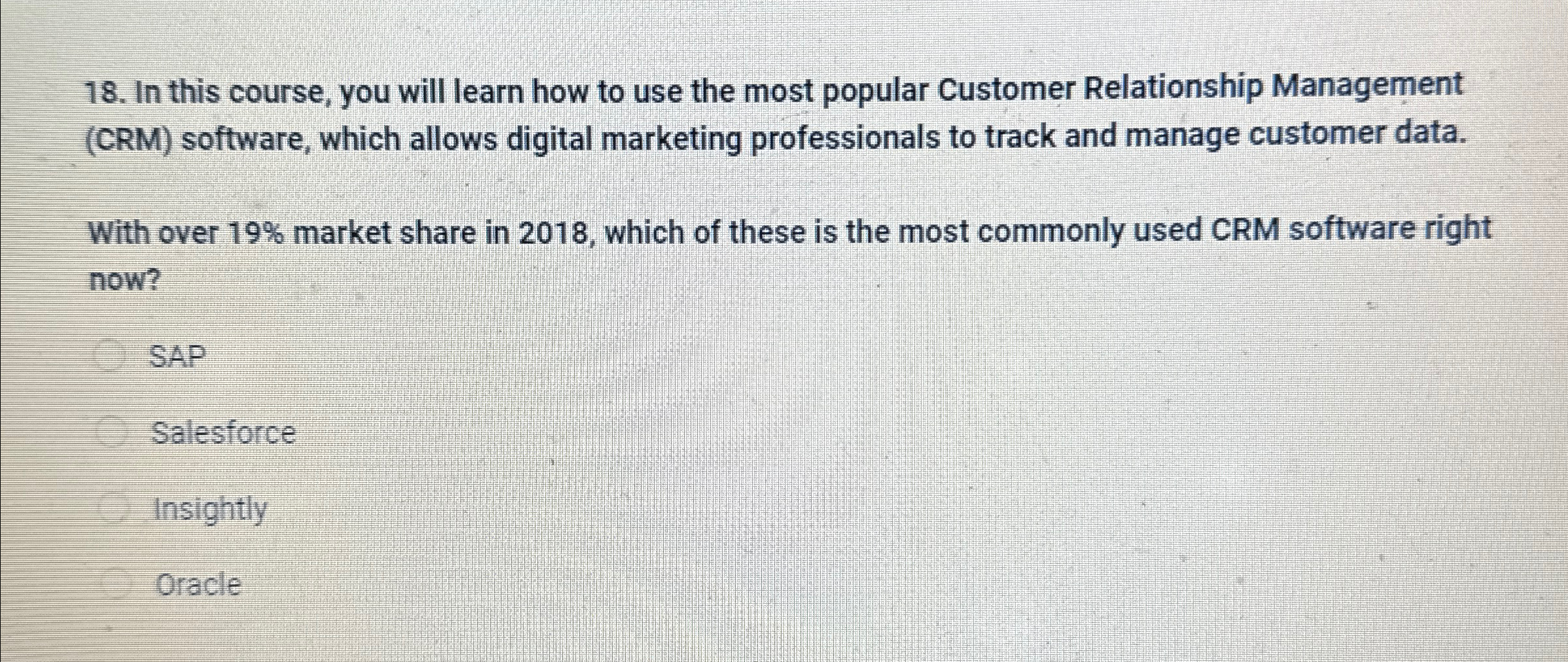  In this course, you will learn how to use the most