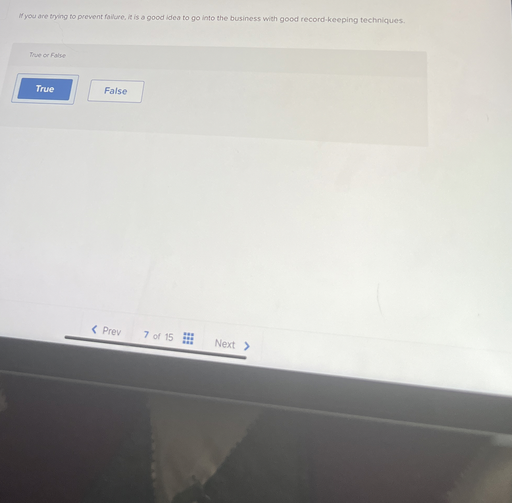  If you are trying to prevent failure, it is a good