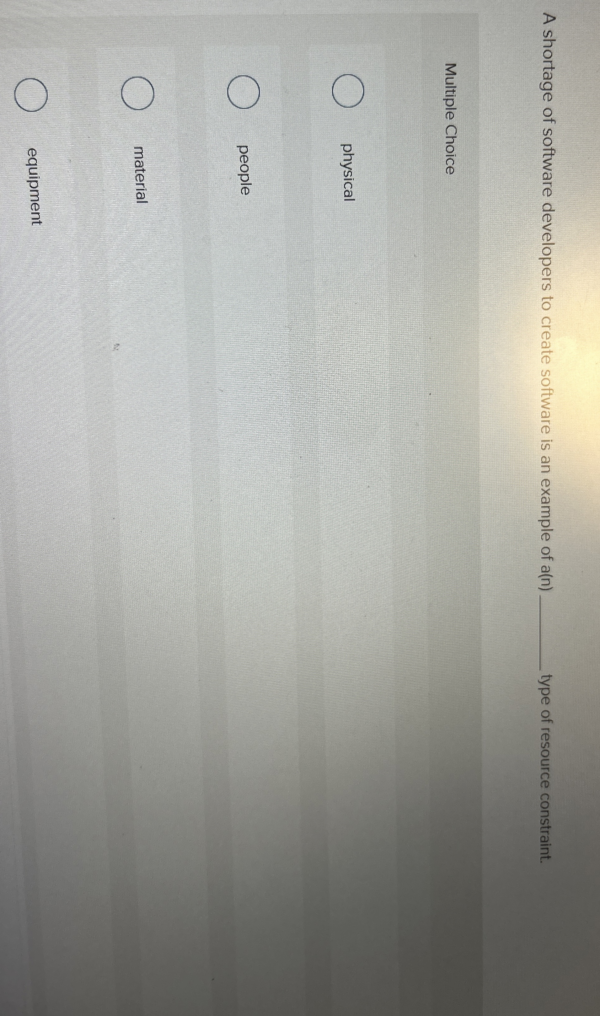  When looking at the critical path for a delayed project and