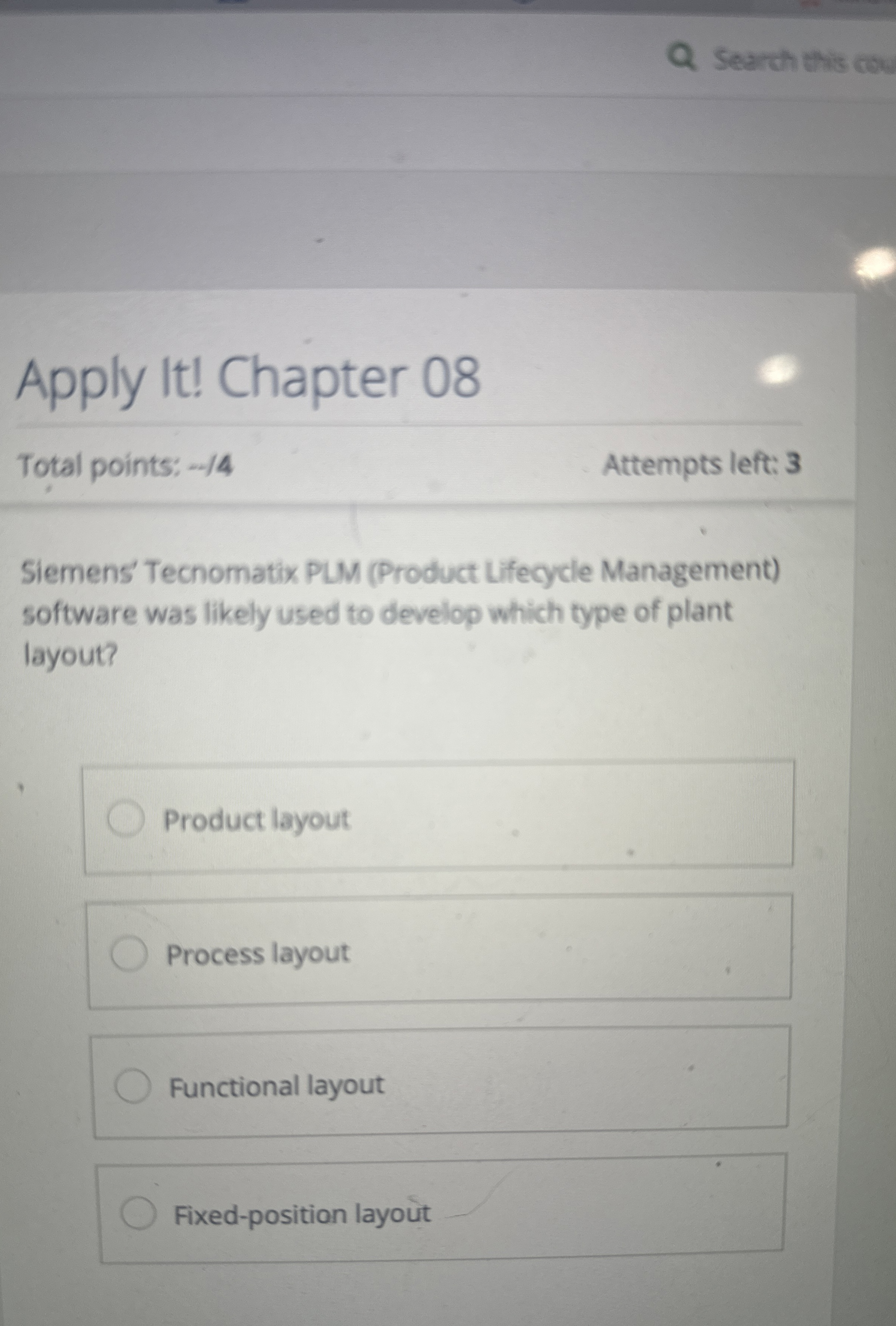  Search this cow Apply It! Chapter 08 Total points: -14 Attempts