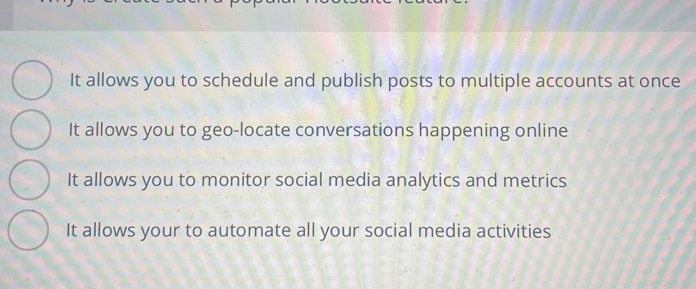  It allows you to schedule and publish posts to multiple accounts