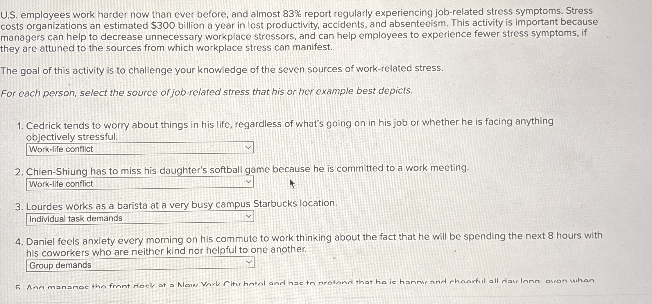  U.S. employees work harder now than ever before, and almost 83%