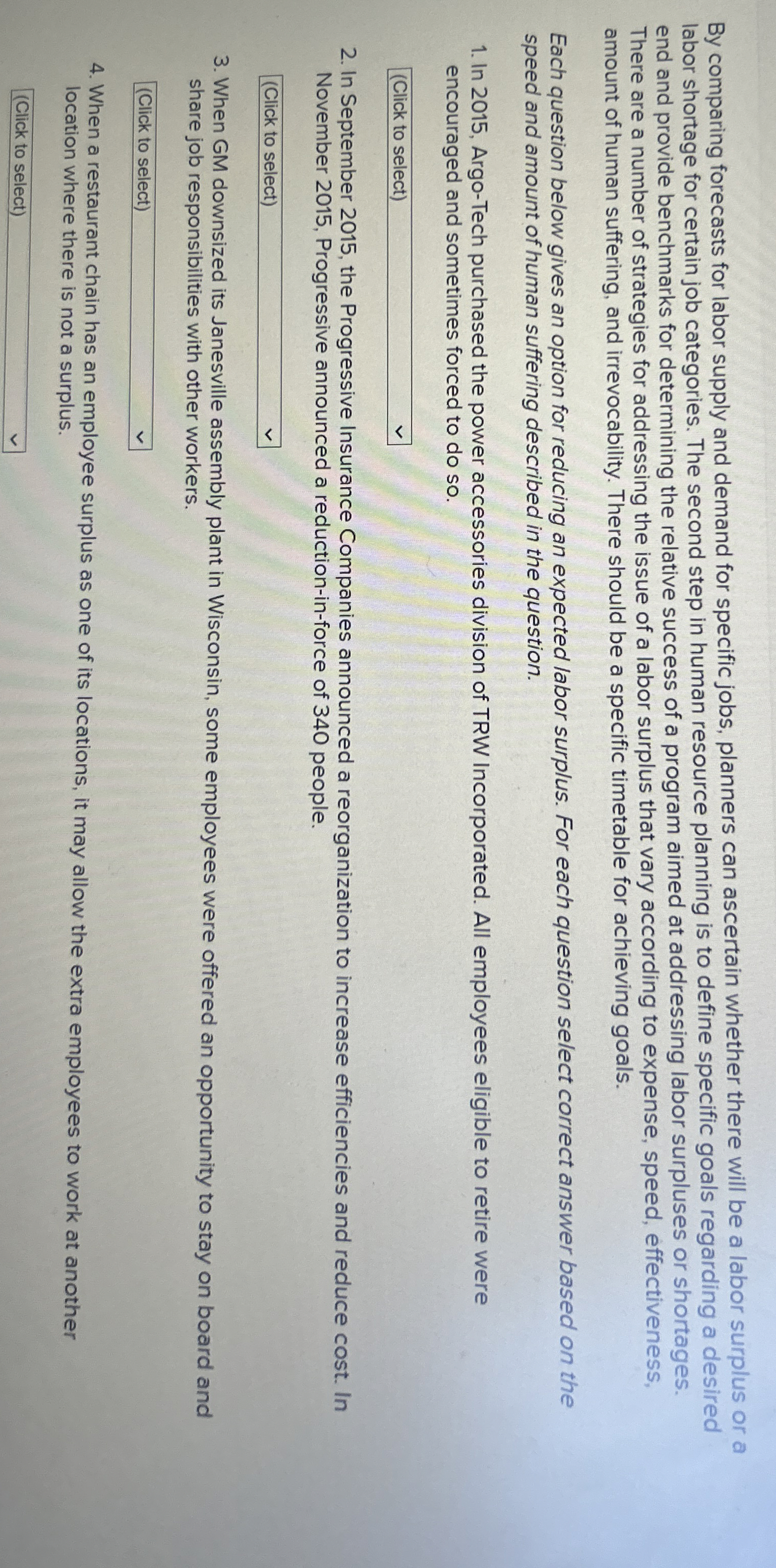  By comparing forecasts for labor supply and demand for specific jobs,