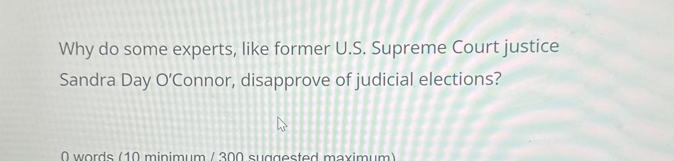  Why do some experts, like former U.S. Supreme Court justice Sandra