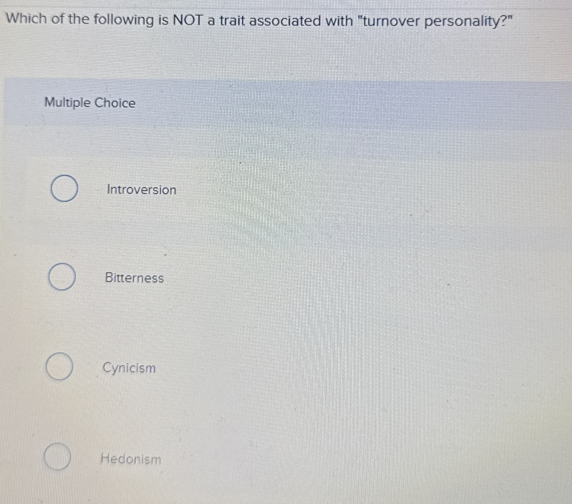  Affiliation-oriented managers may have difficulty in Multiple Choice assigning challenging tasks