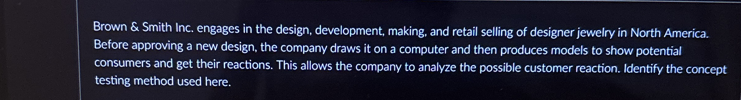  Brown & Smith Inc. engages in the design, development, making, and