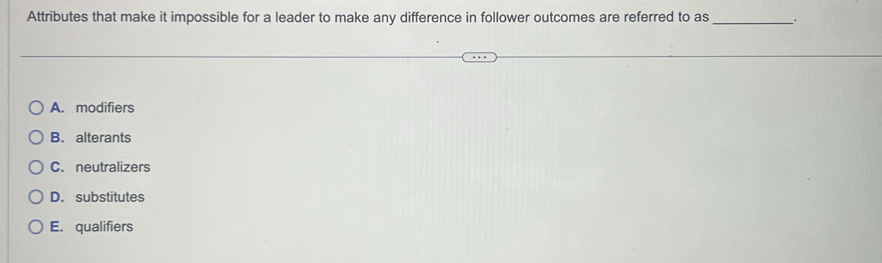  Attributes that make it impossible for a leader to make any