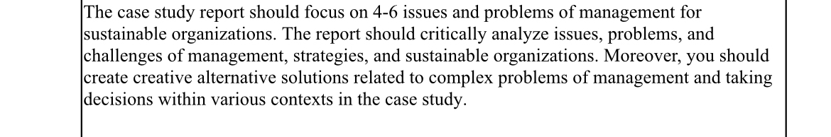  The case study report About illyCaf should focus on 4-6 issues