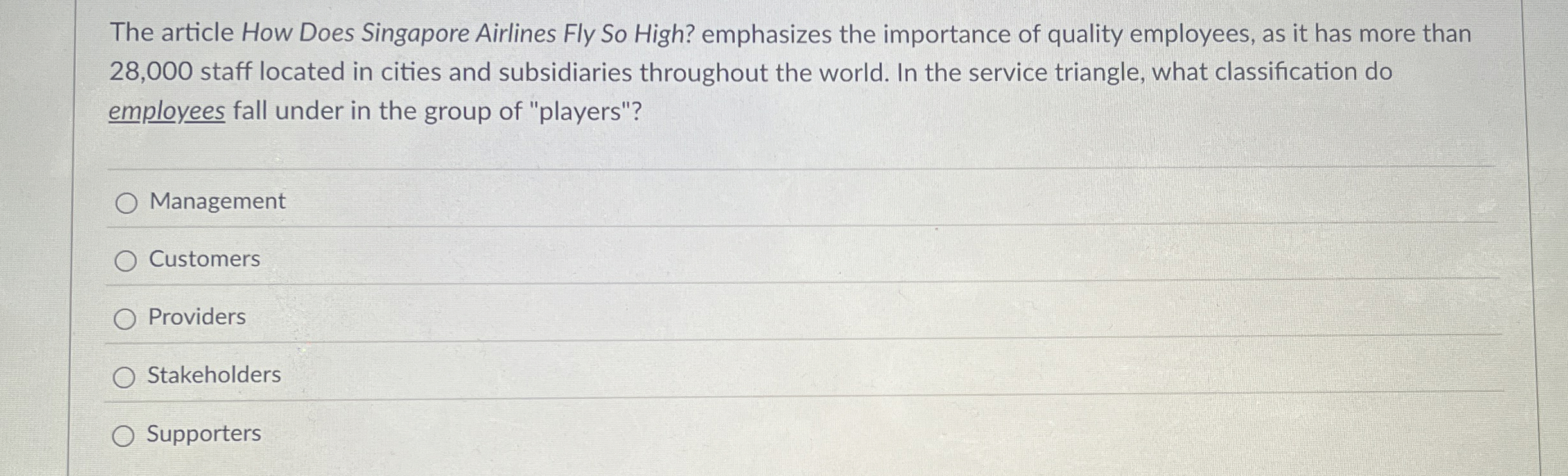  The article How Does Singapore Airlines Fly So High? emphasizes the