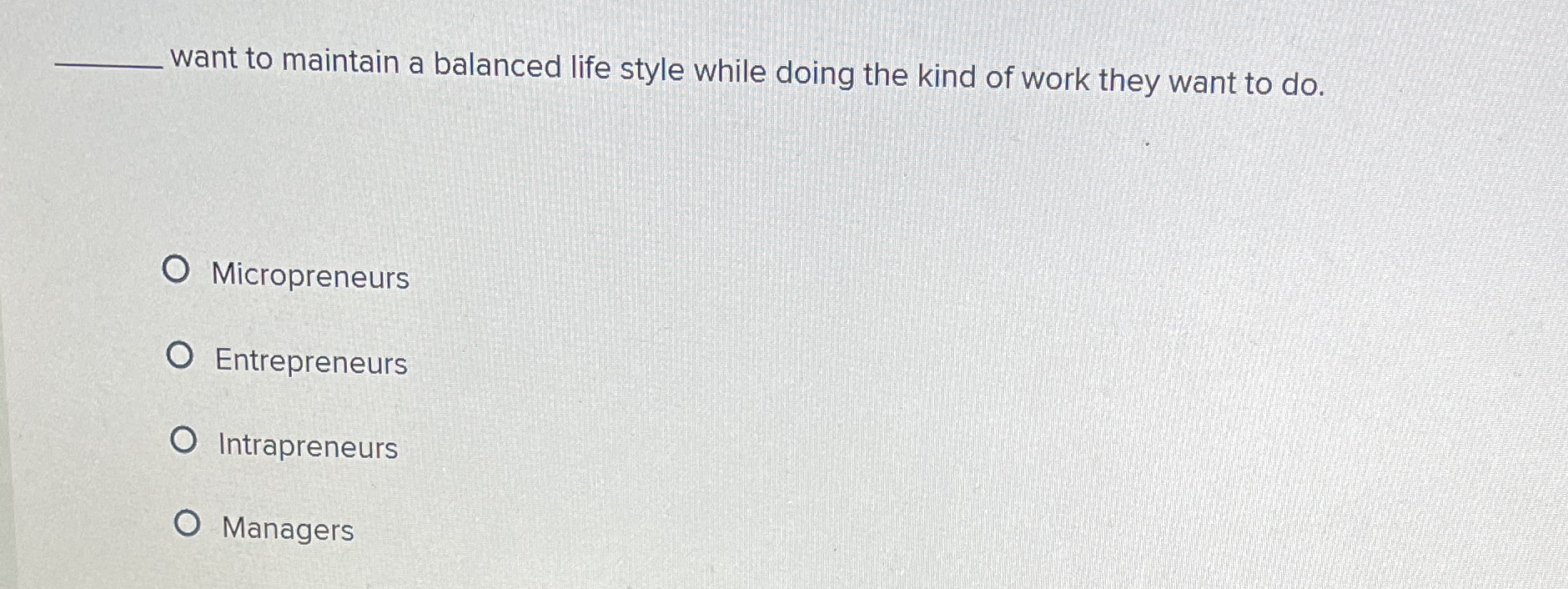  want to maintain a balanced life style while doing the kind