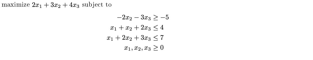  Solve the following problems in matlab. Find the optimal value, and