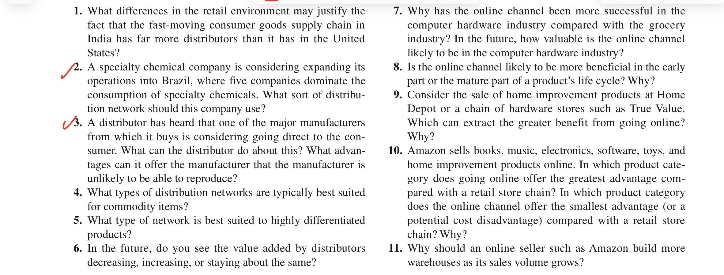  What differences in the retail environment may justify the fact that
