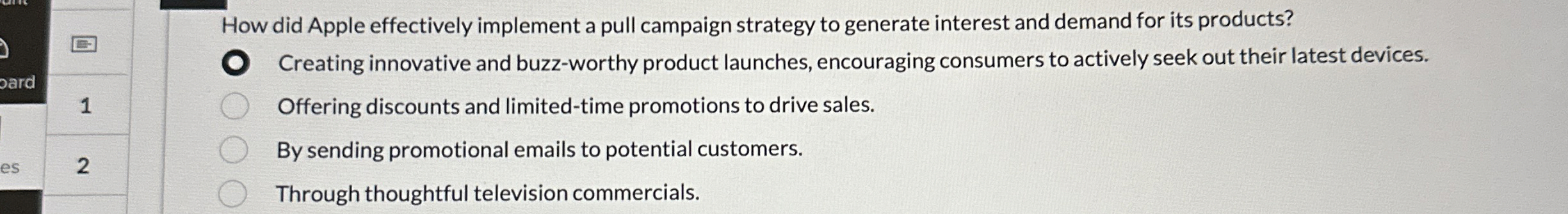 How did Apple effectively implement a pull campaign strategy to generate