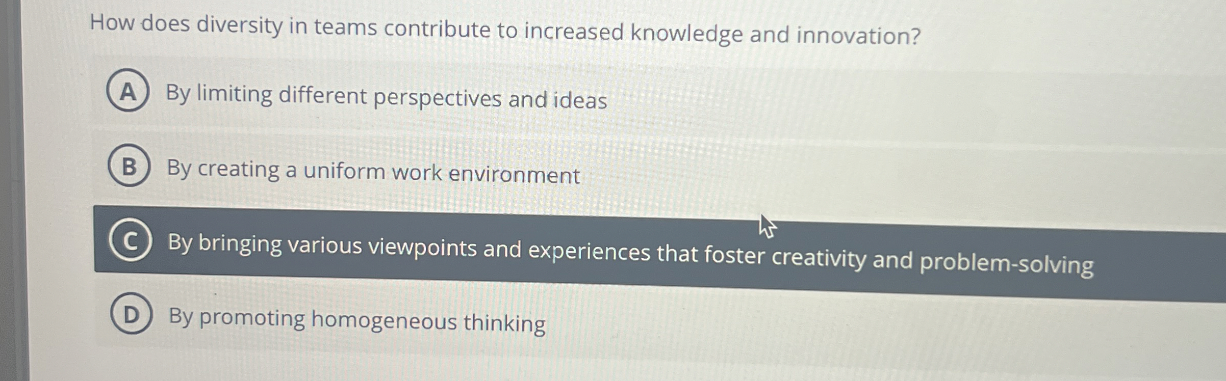  How does diversity in teams contribute to increased knowledge and innovation?