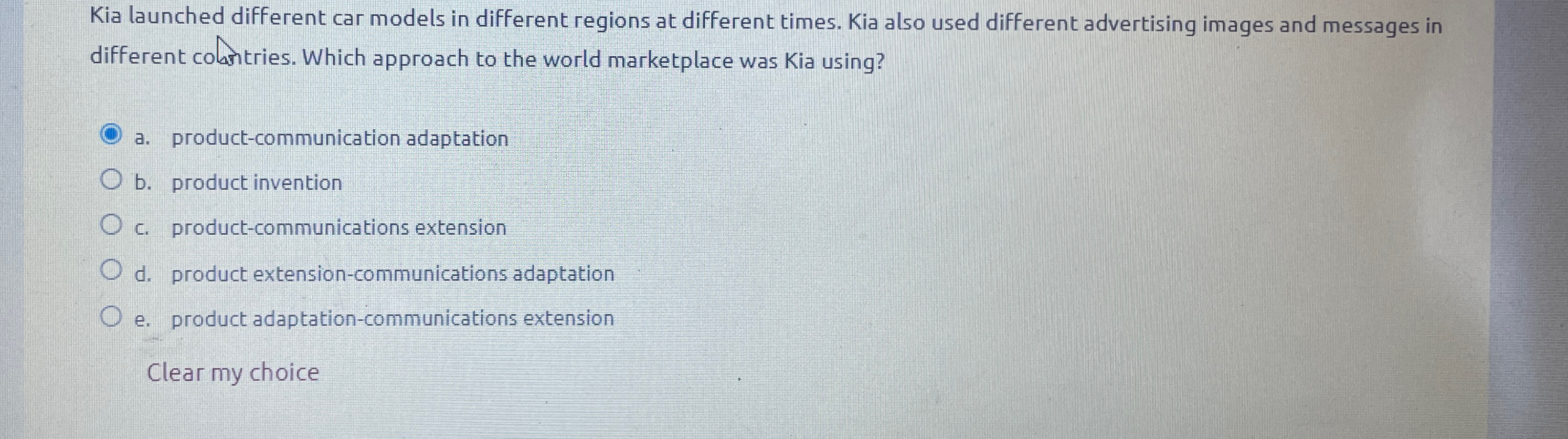  Kia launched different car models in different regions at different times.