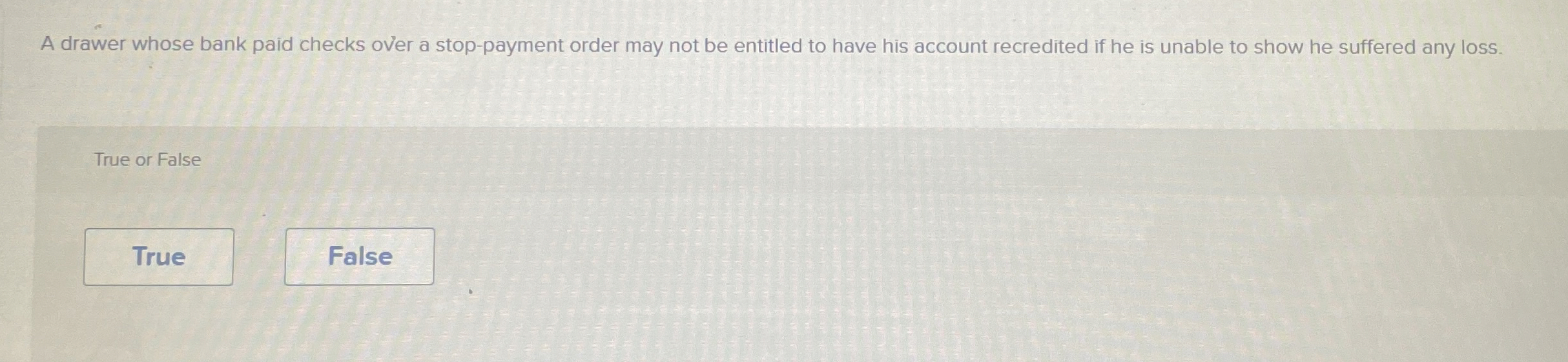  A drawer whose bank paid checks over a stop-payment order may