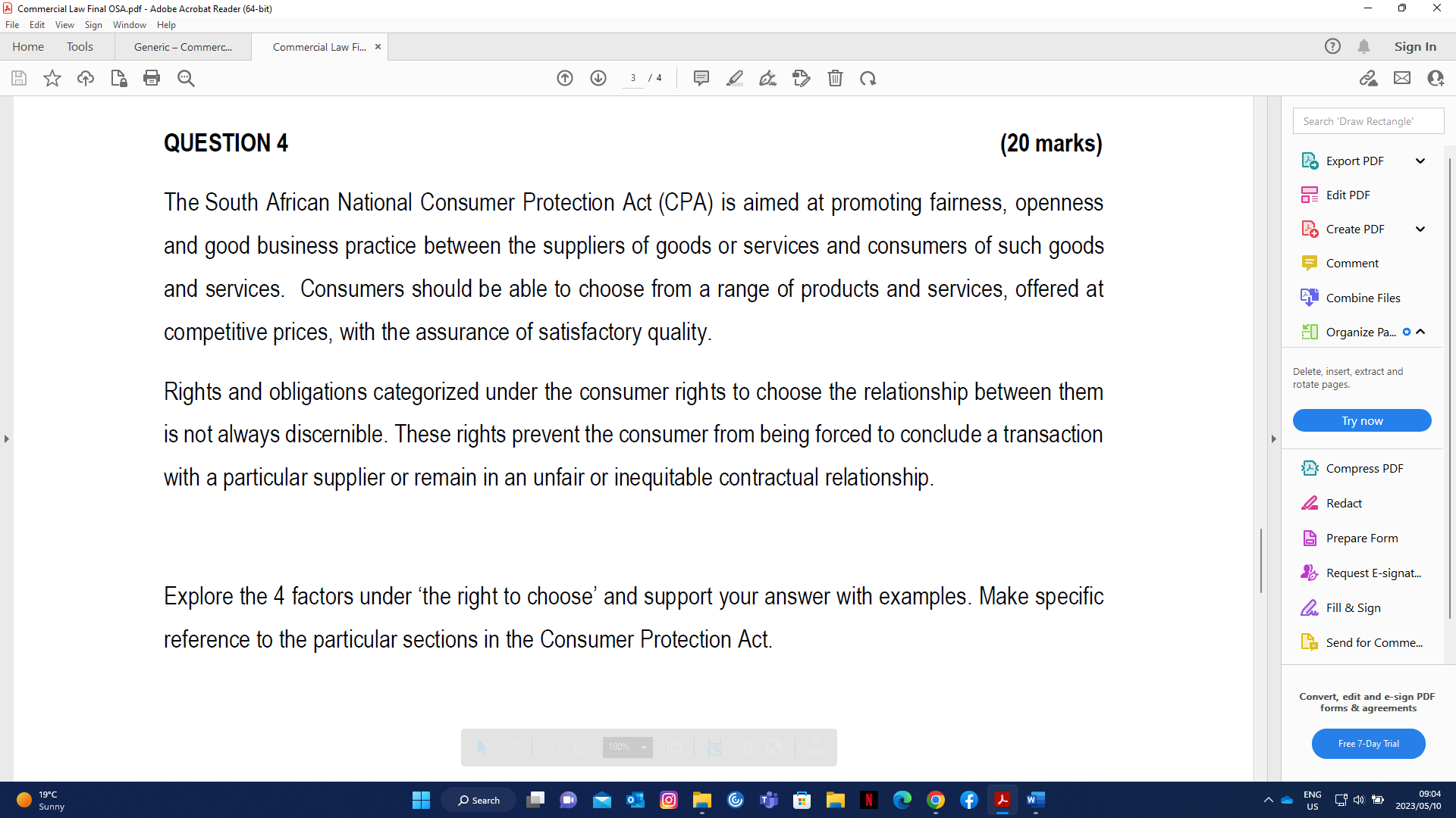  Commercial Law Final OSA.pdf - Adobe Acrobat Reader (64-bit) X File