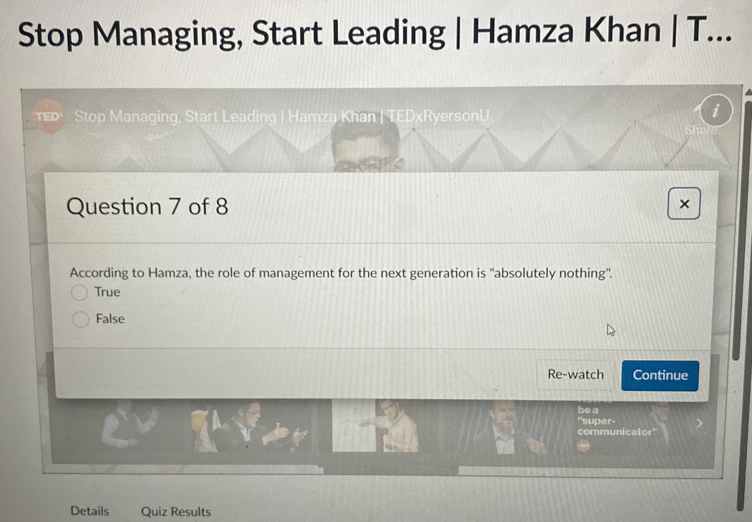  Stop Managing, Start Leading | Hamza Khan | T... IED Stop