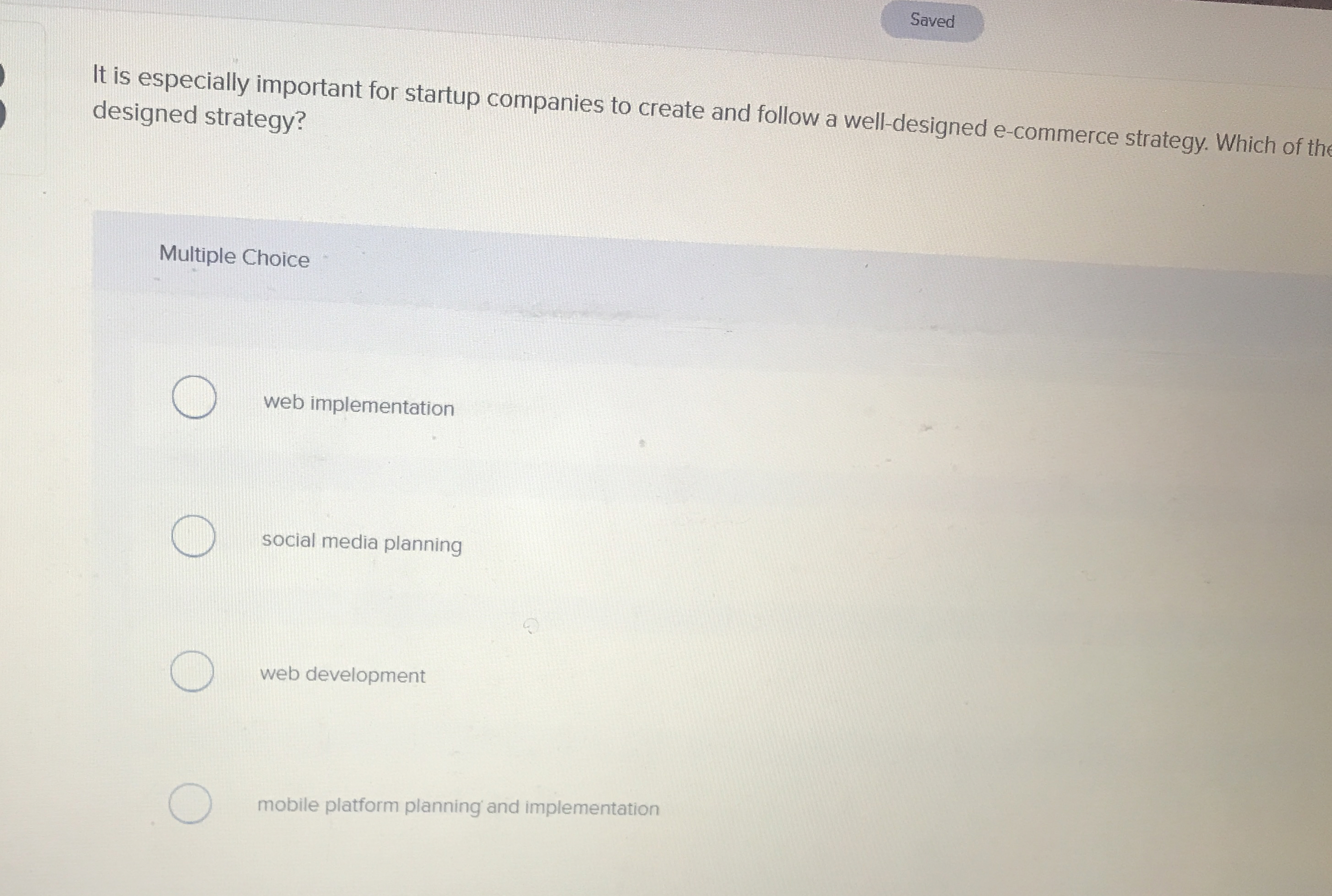  It is especially important for startup companies to create and follow