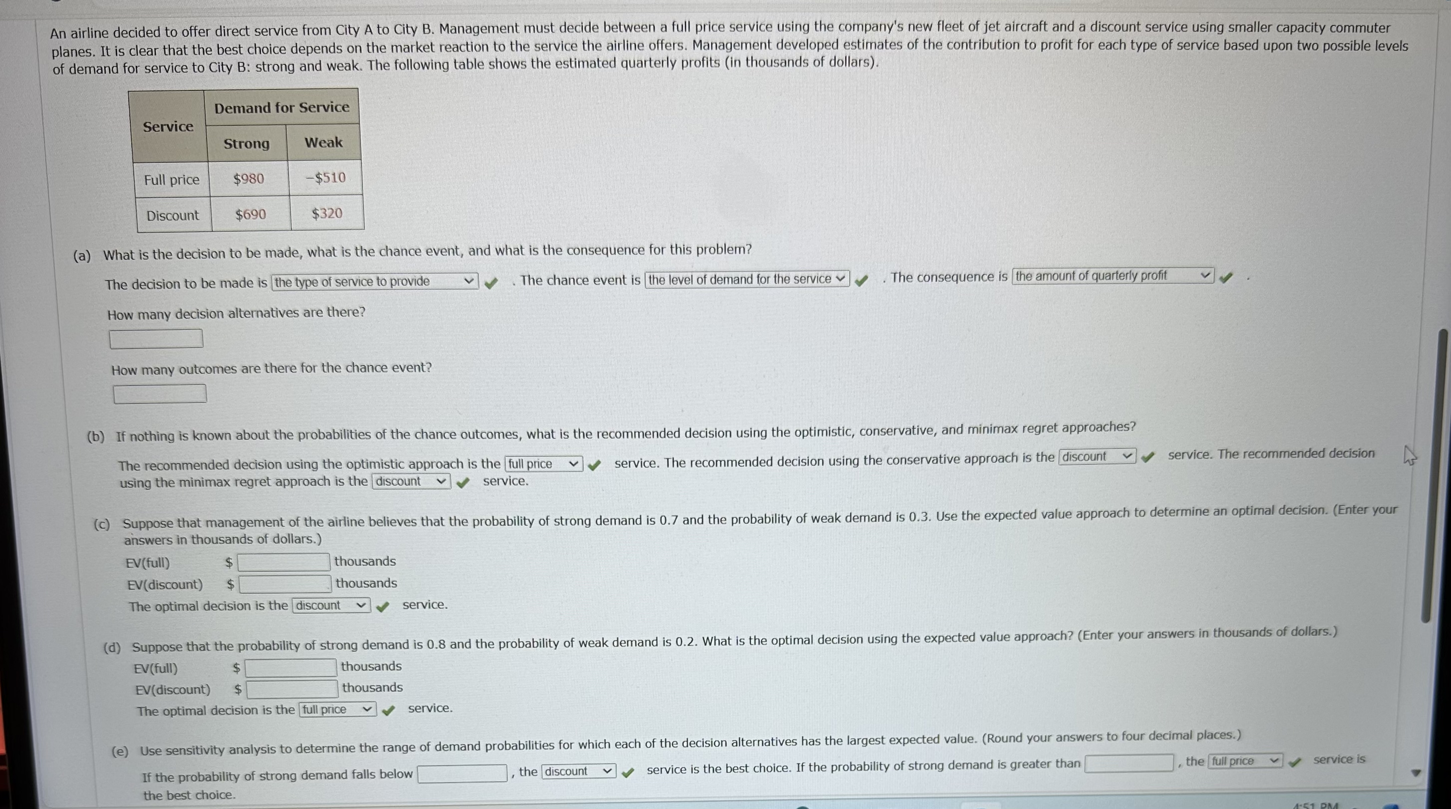  ****I need someone help fill numbers from (a) to (e). Just
