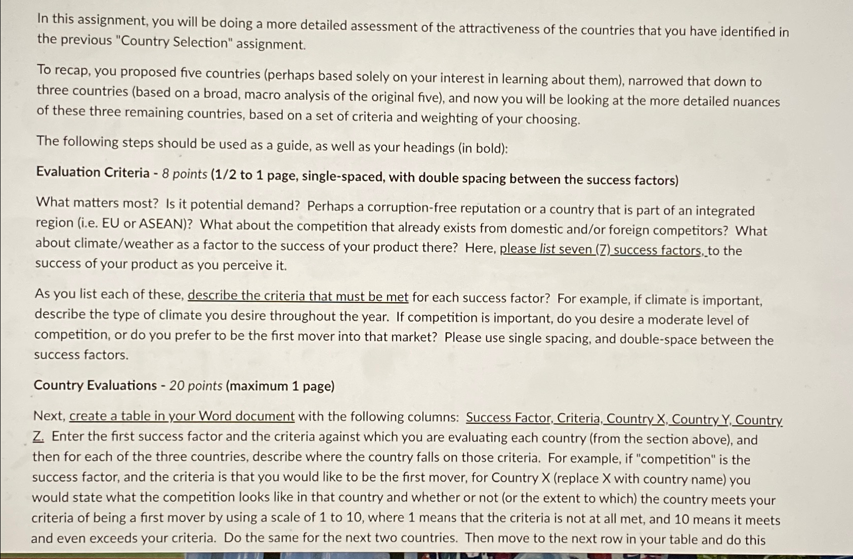  In this assignment, you will be doing a more detailed assessment