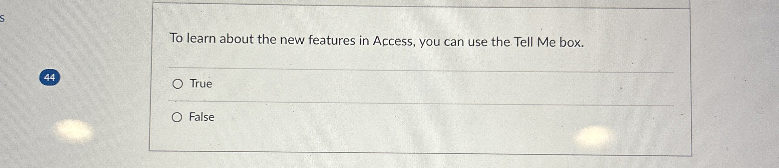  To learn about the new features in Access, you can use