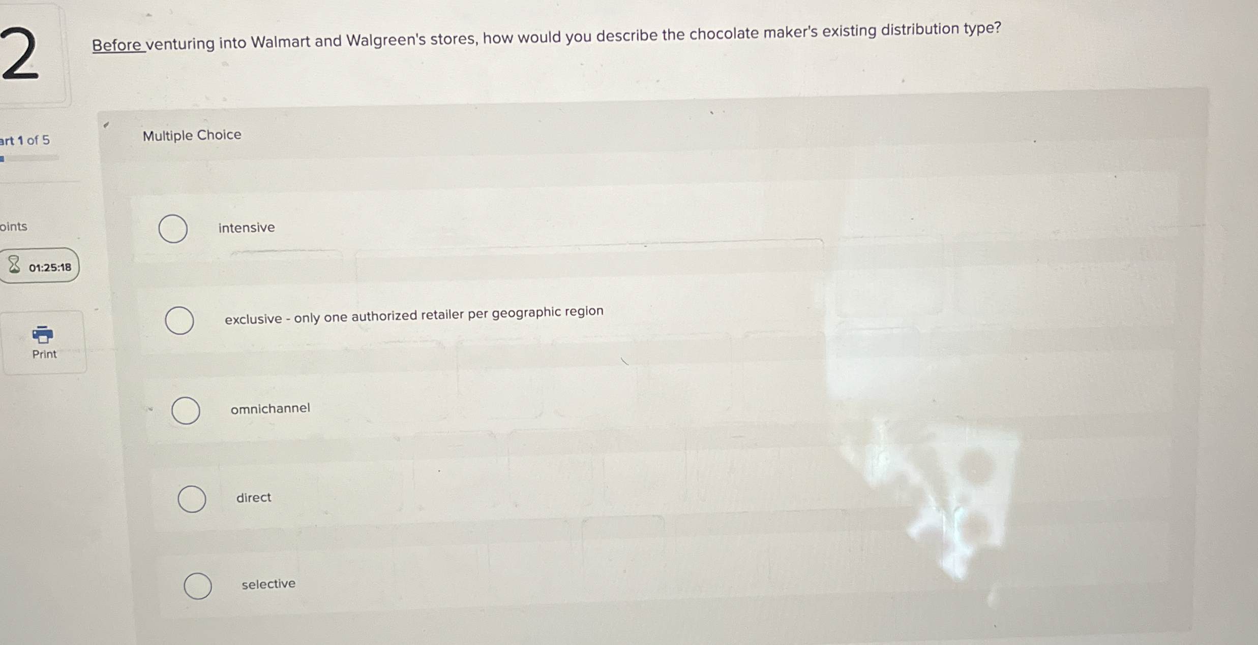  Before venturing into Walmart and Walgreen's stores, how would you describe