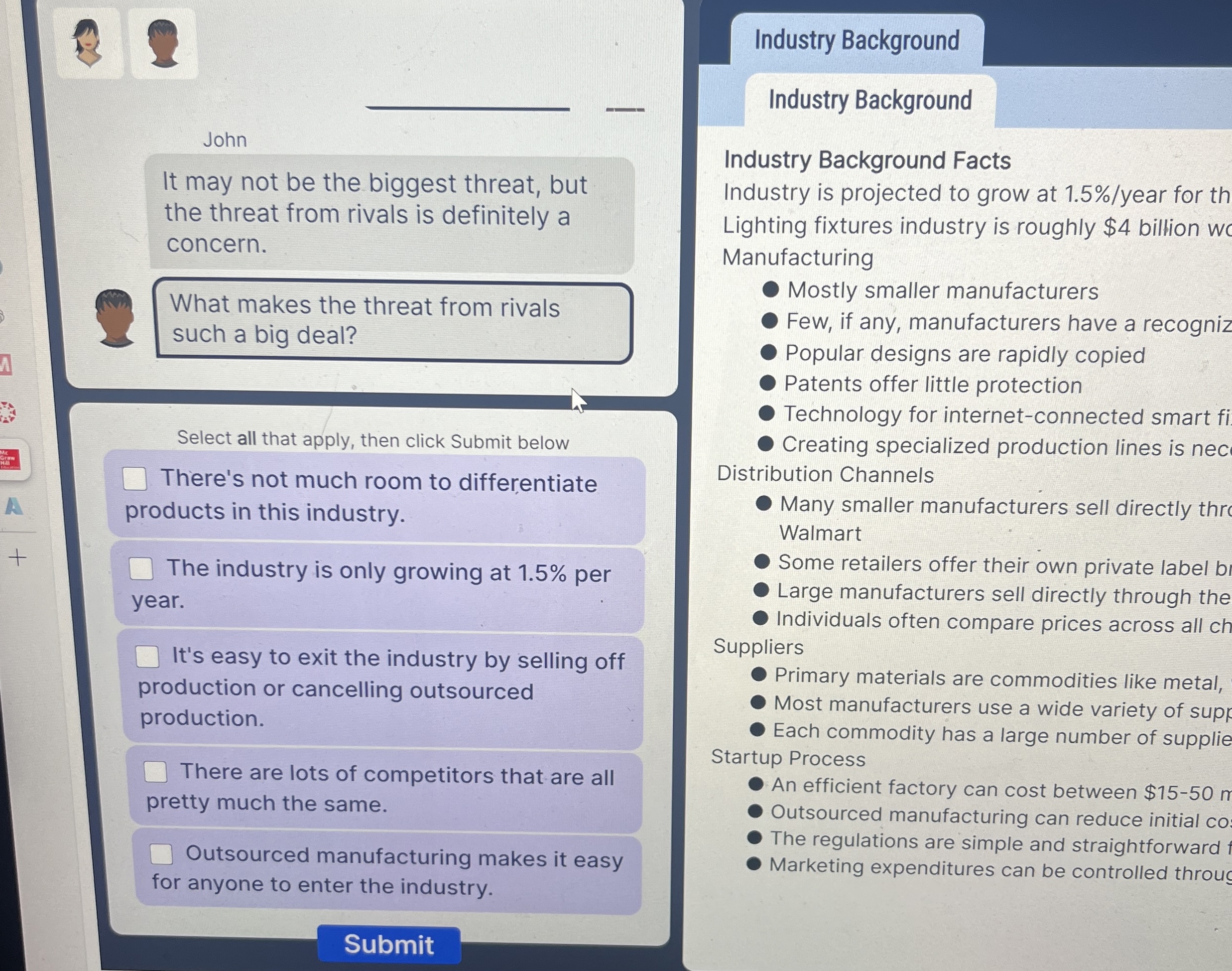  2 Industry Background q, Industry Background John It may not be