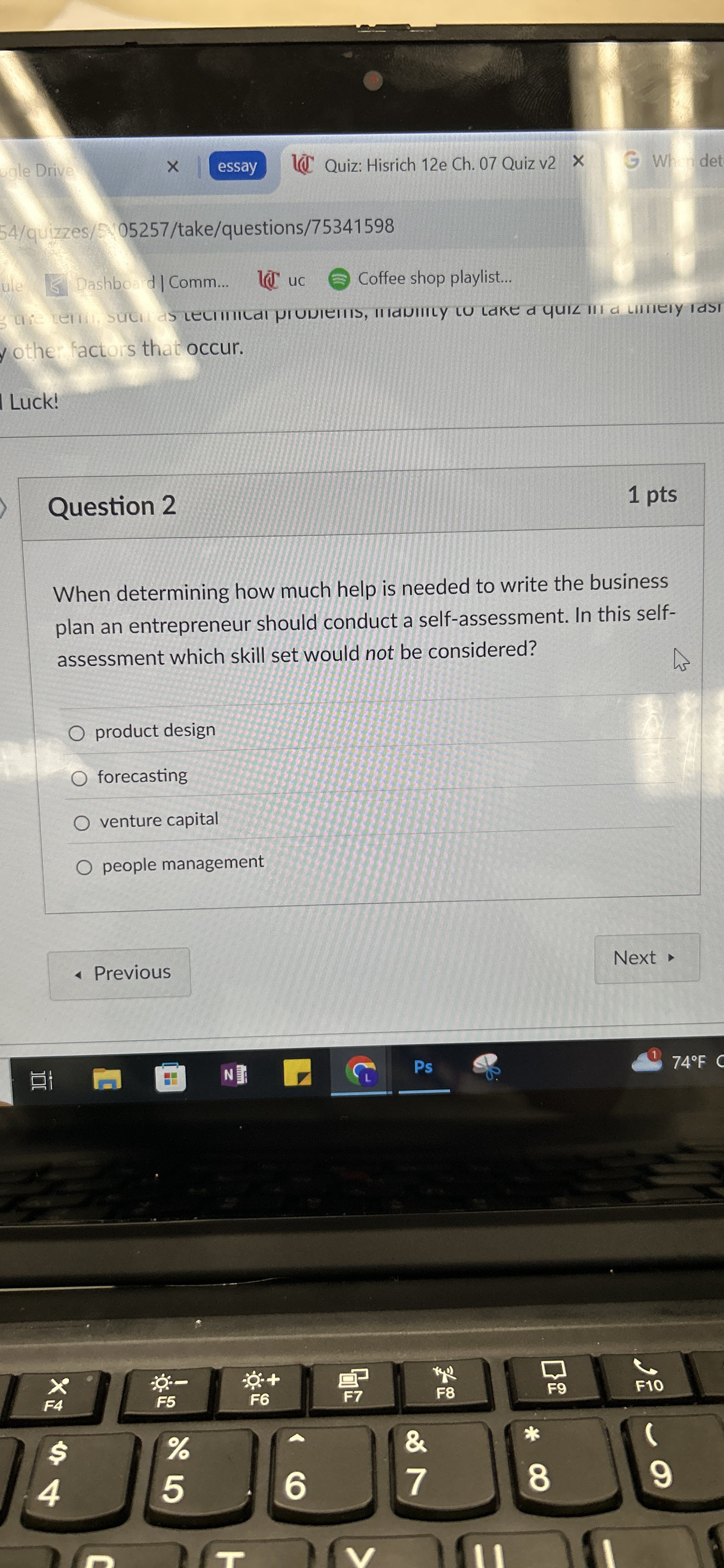 Question 2 When determining how much help is needed to write