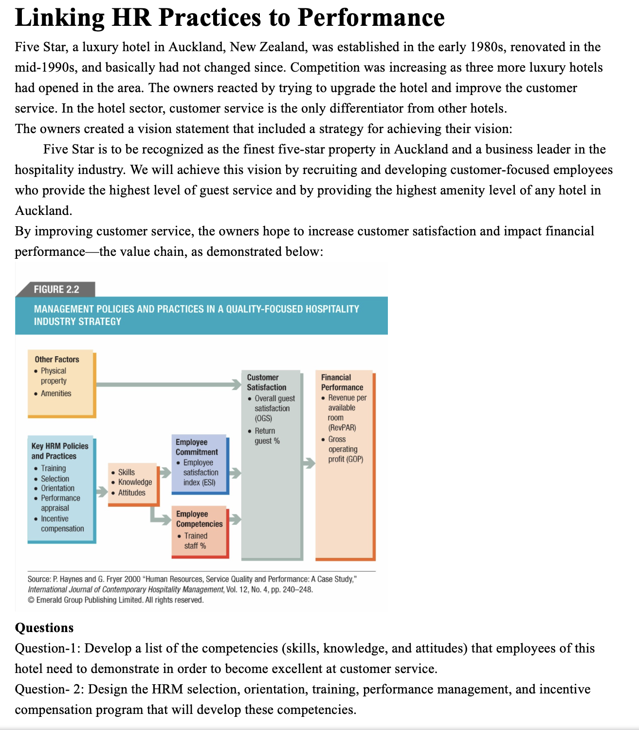  Questions Question-1: Develop a list of the competencies (skills, knowledge, and