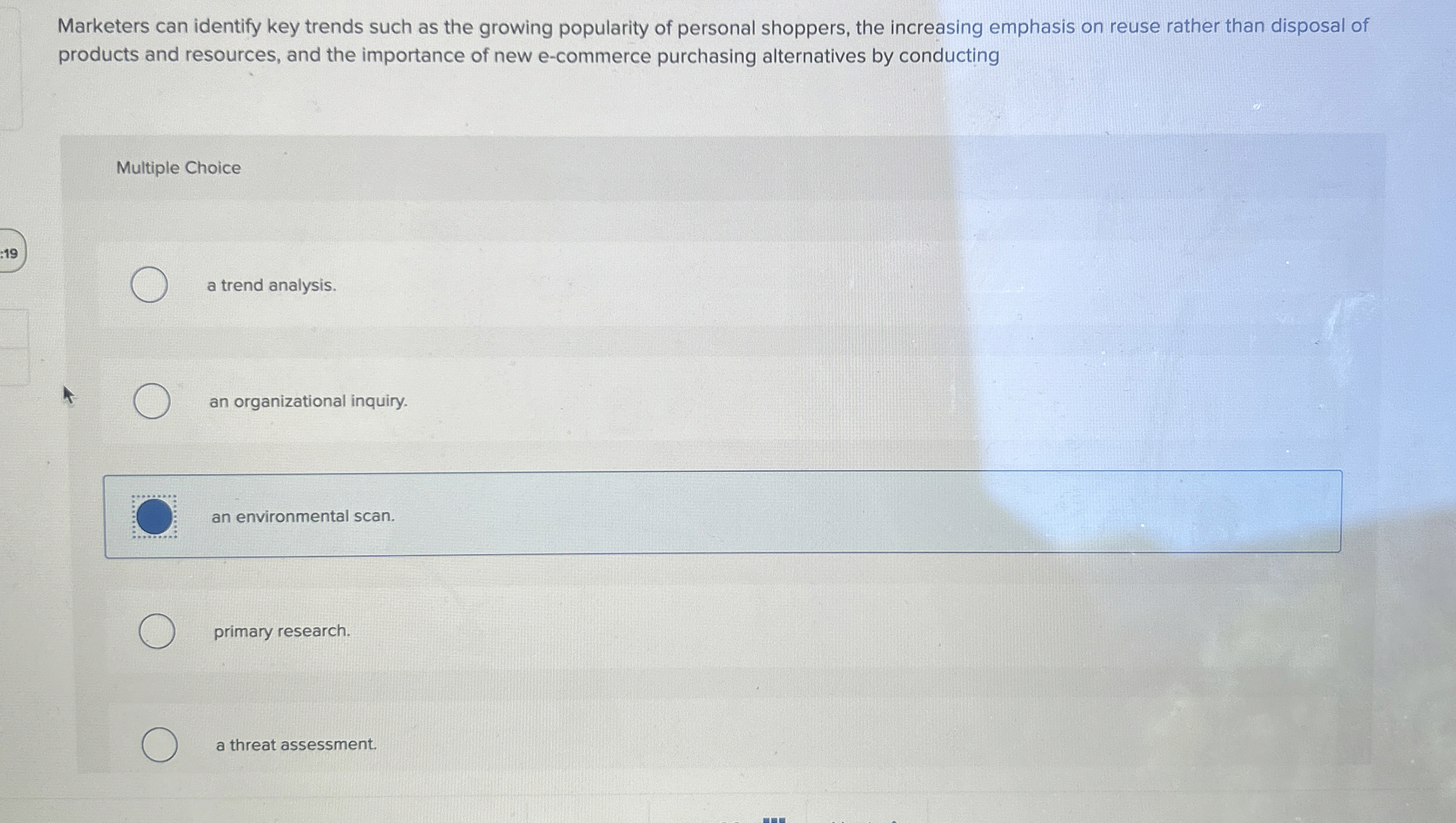  the activity set if Marketers can identify key trends such as