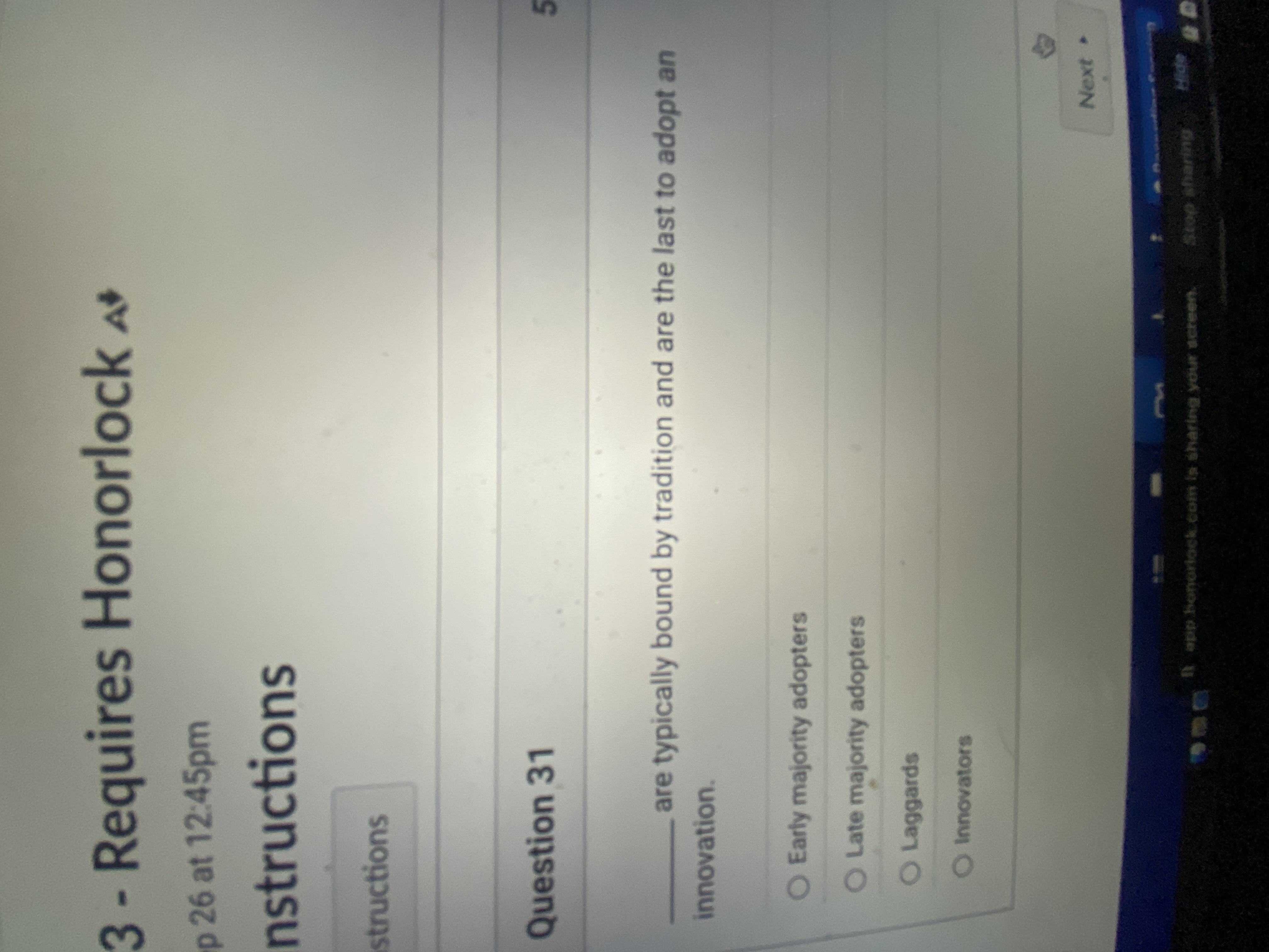  Question 31 are typically bound by tradition and are the last