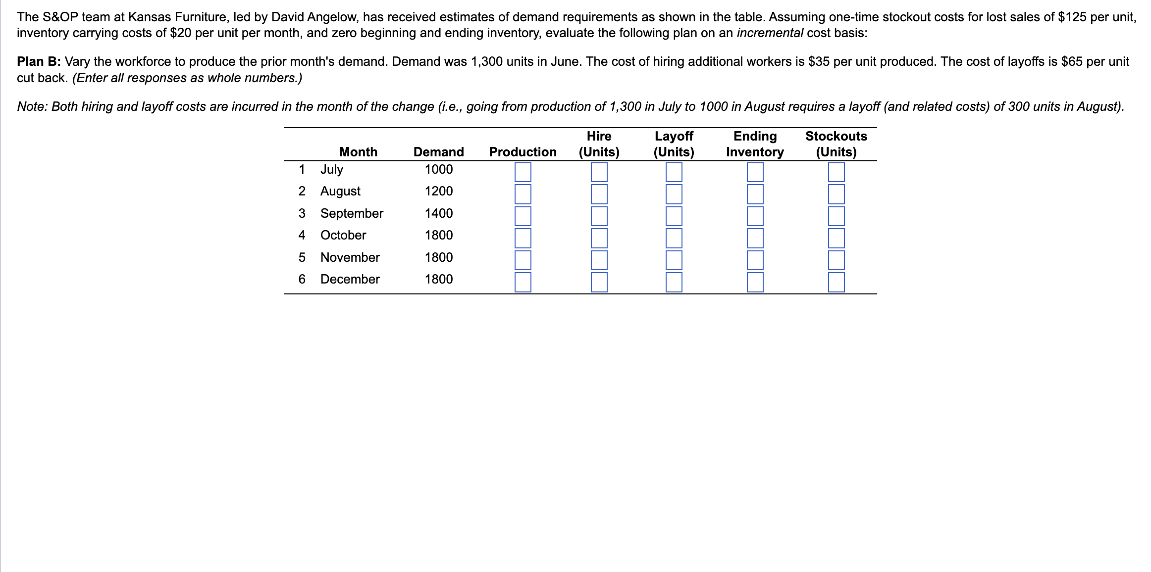  Please Answer and show work! 