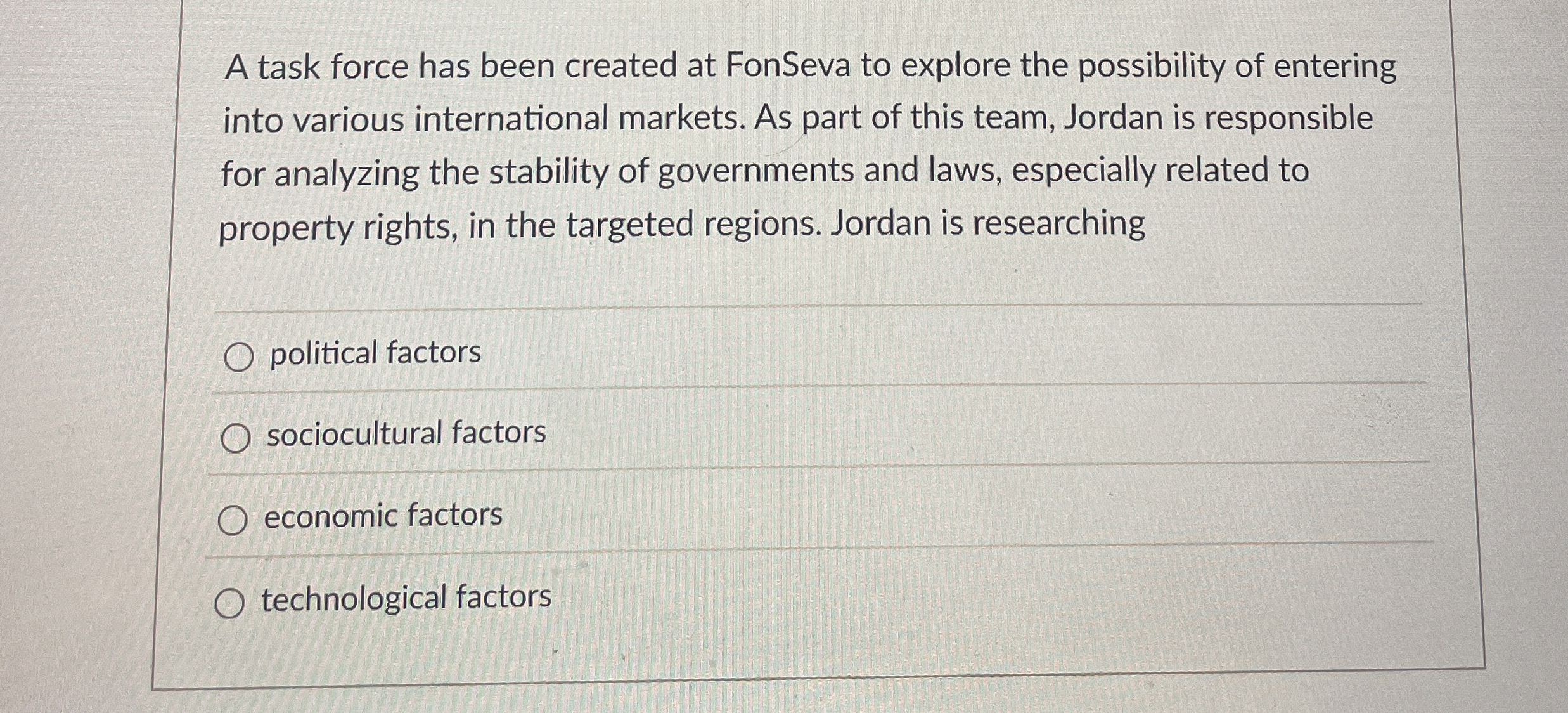  A task force has been created at FonSeva to explore the