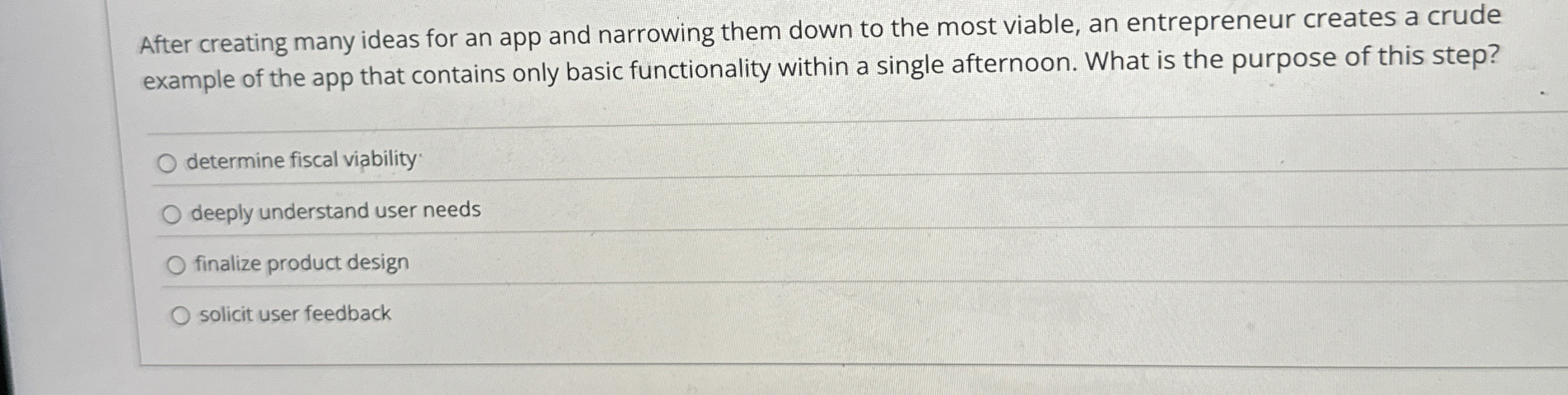  After creating many ideas for an app and narrowing them down