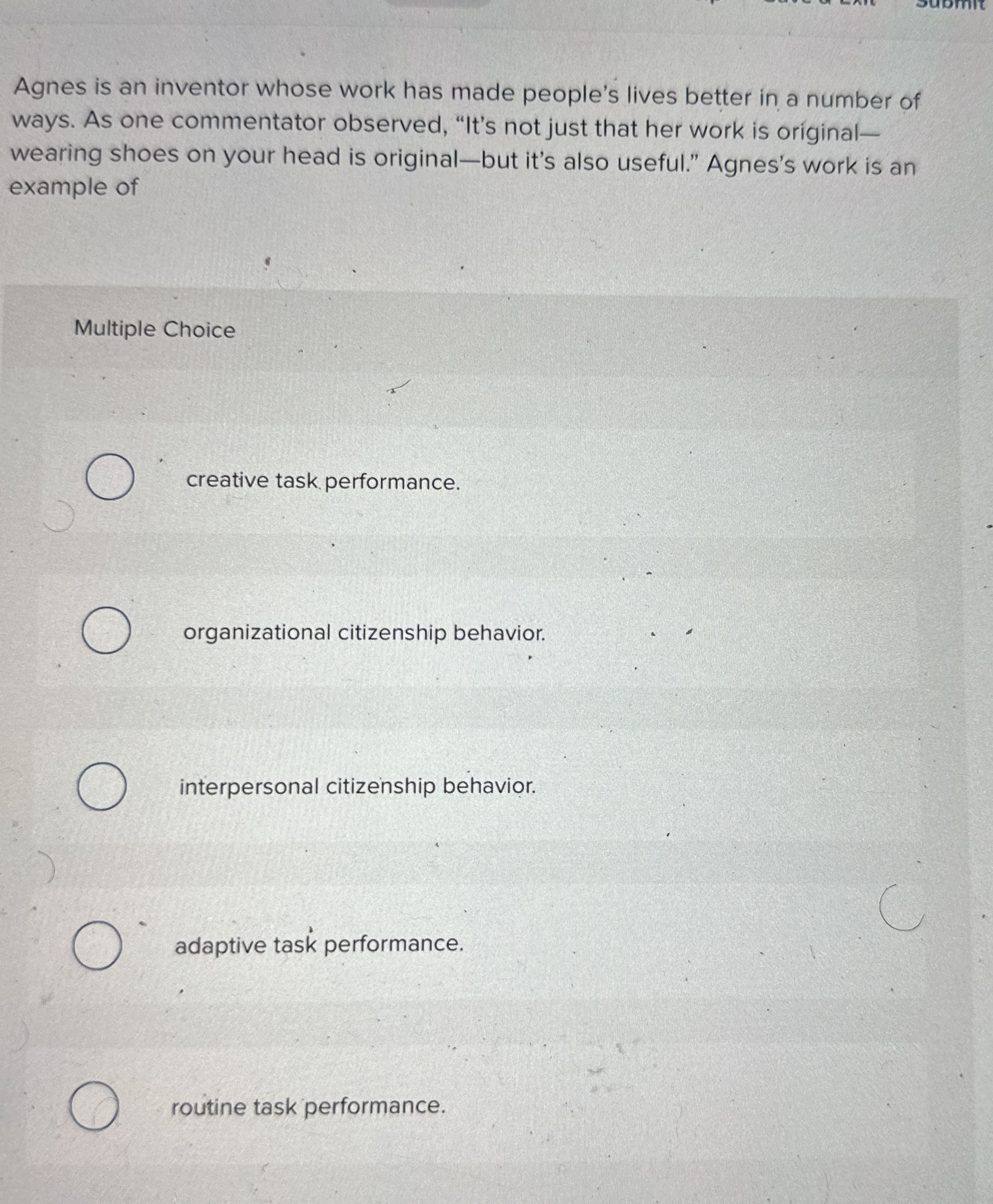  Agnes is an inventor whose work has made people's lives better