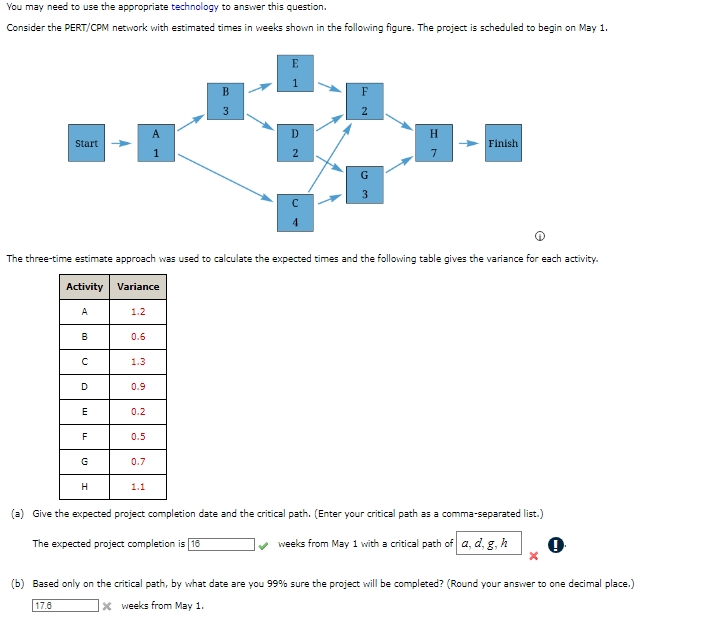  You may need to use the appropriate technology to answer this