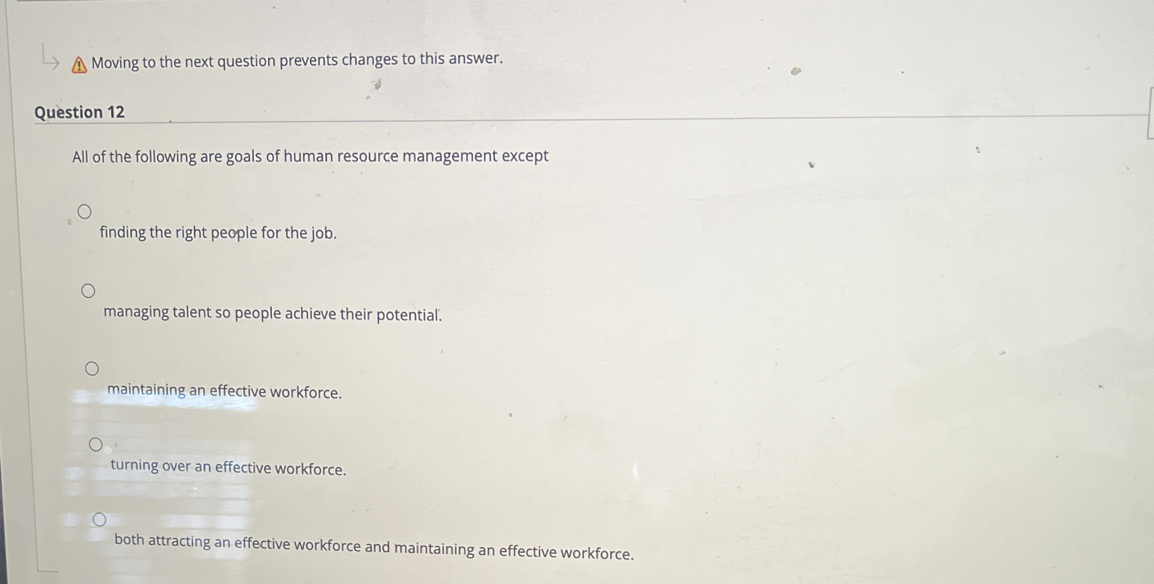  Moving to the next question prevents changes to this answer. Question
