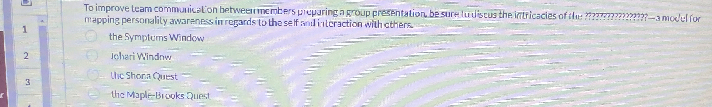  To improve team communication between members preparing a group presentation, be