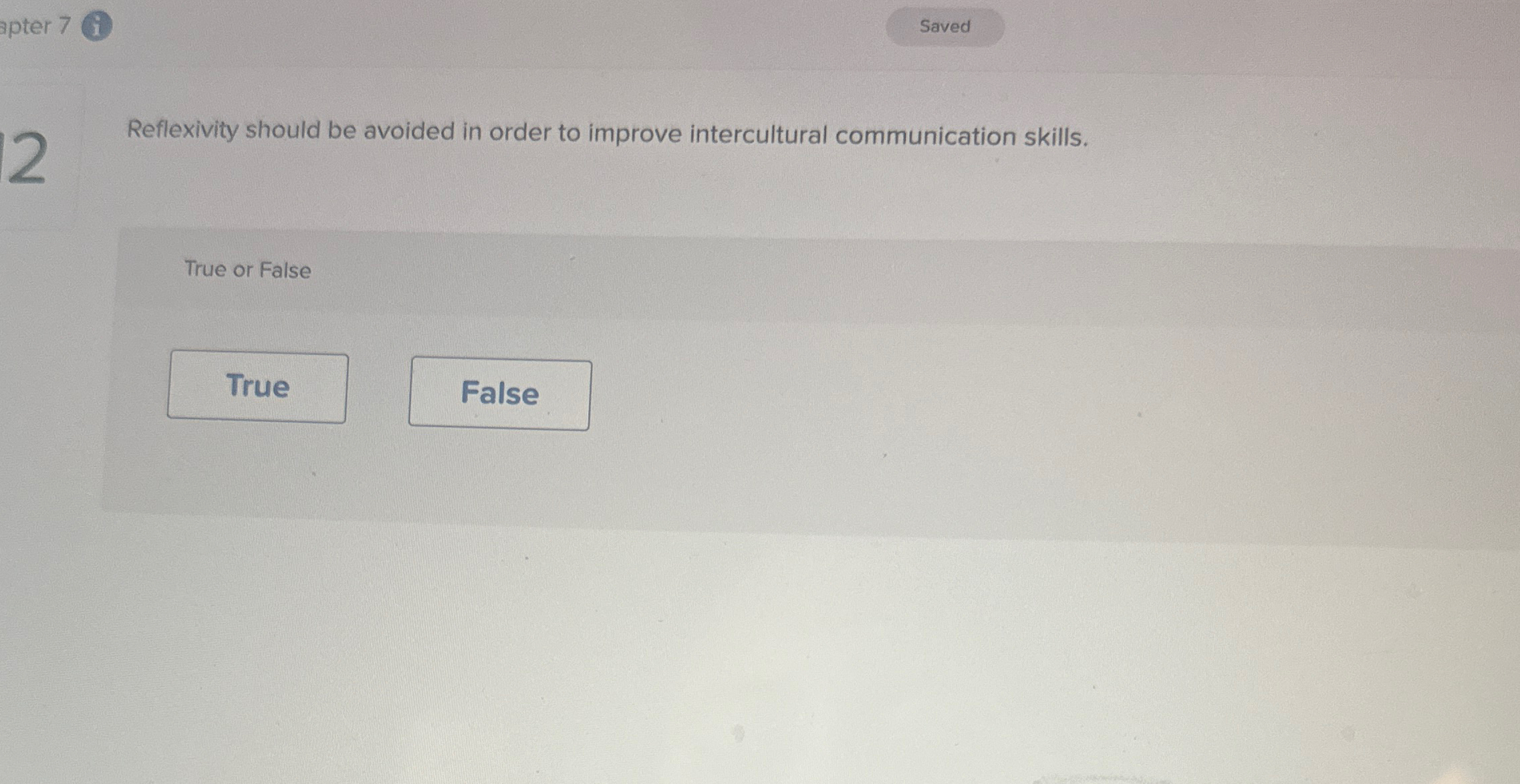  apter 7 (i) Reflexivity should be avoided in order to improve