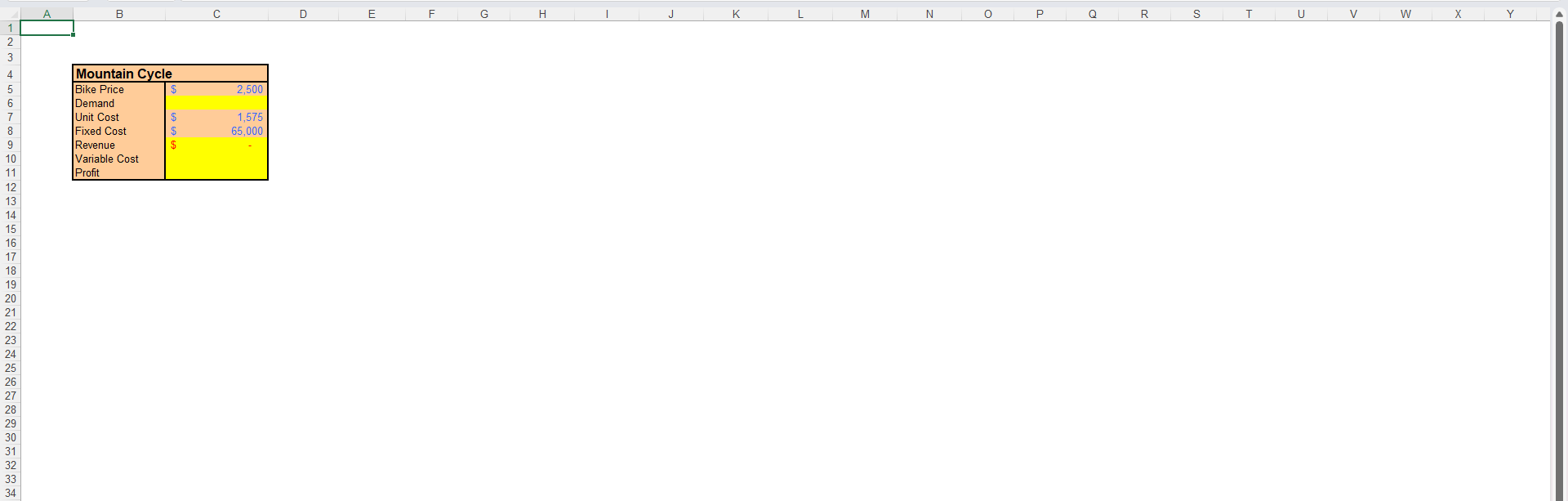  I need step by step guide to answer this on Excel.