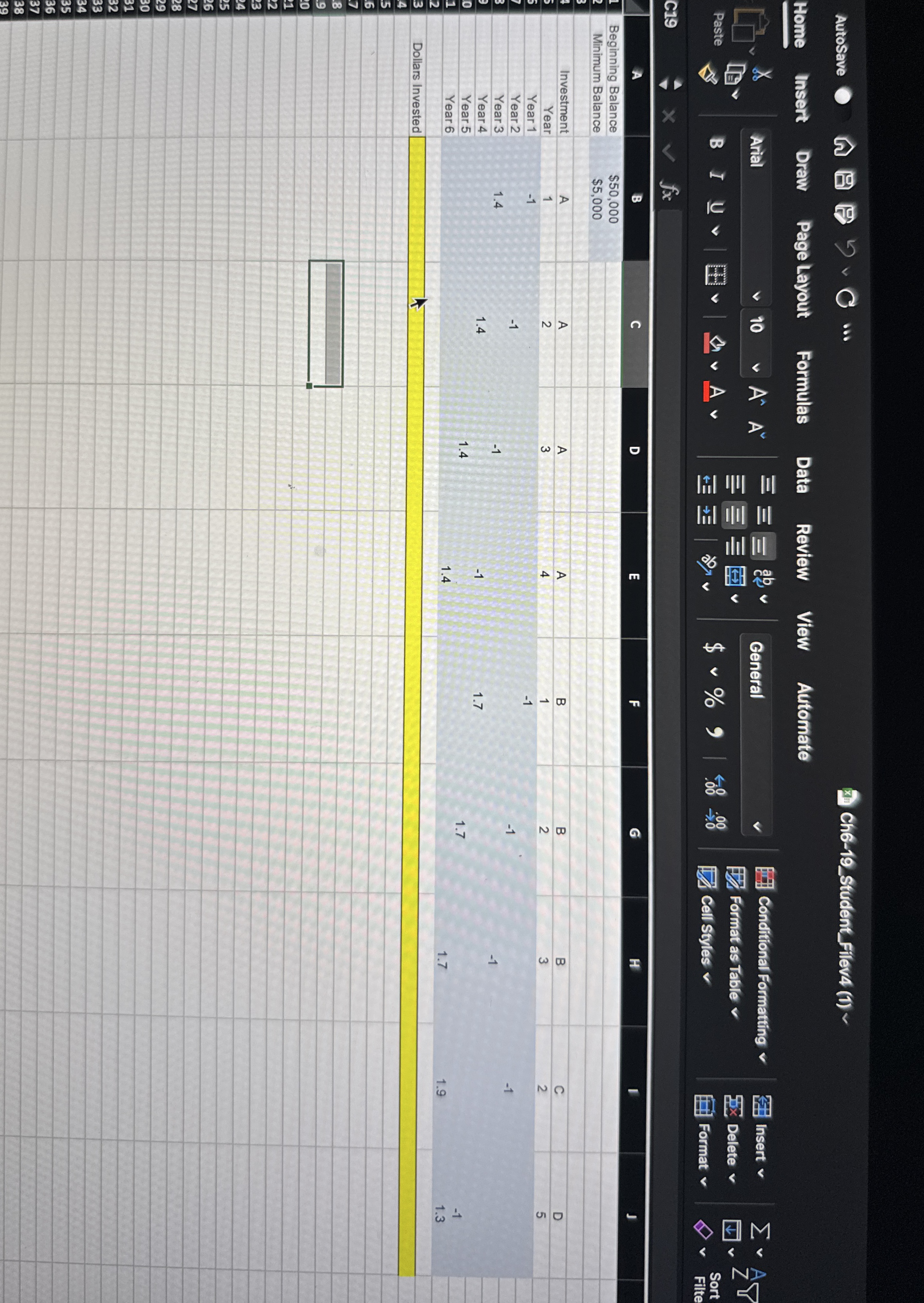 Al Ferris has $50,000 that he wishes to invest now in