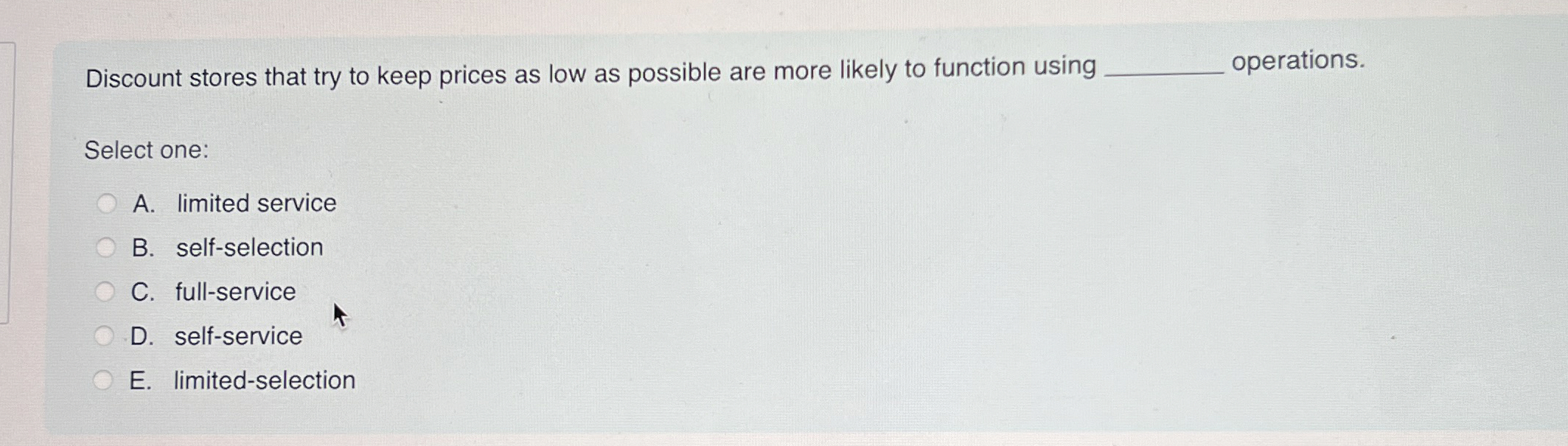  Discount stores that try to keep prices as low as possible