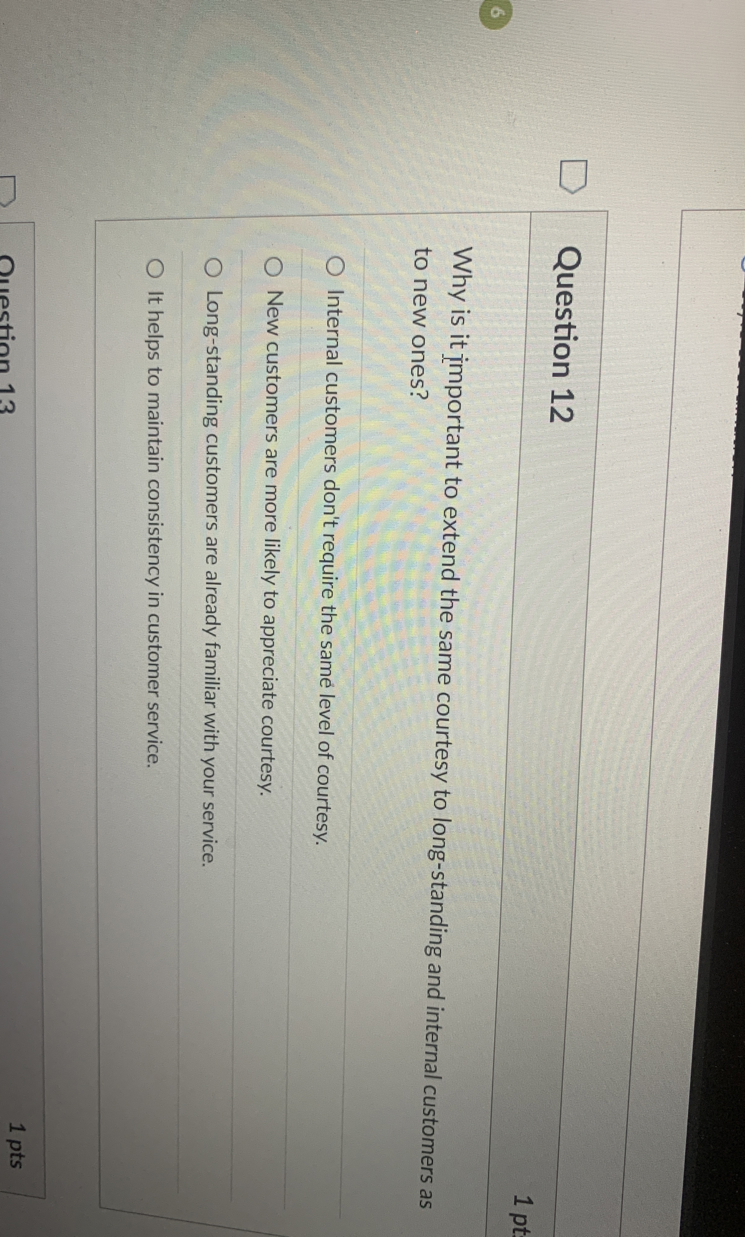  Why is it important to extend the same courtesy to long-standing